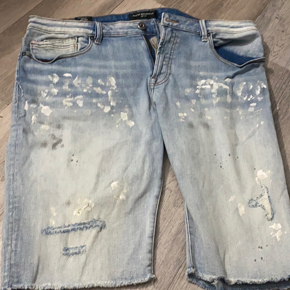 Denim shorts